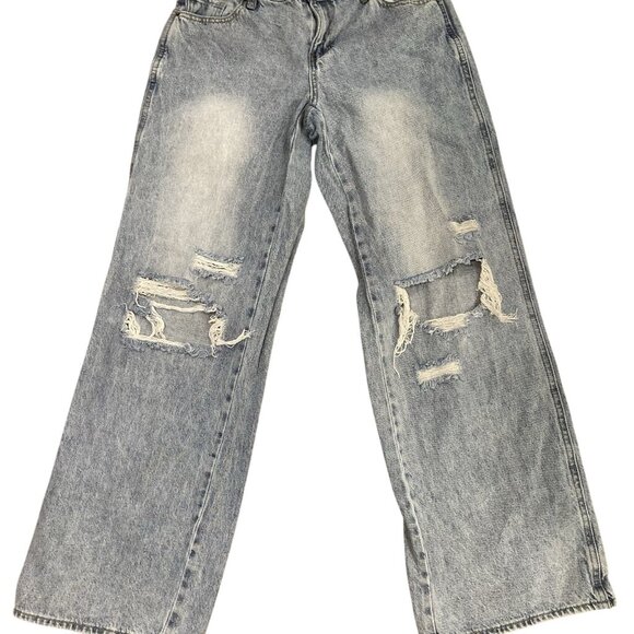 Womens Baggy Jeans Lot size 8 Wide Leg Relaxed Skater Grunge 90s Y2K Streetwear - Picture 9 of 16